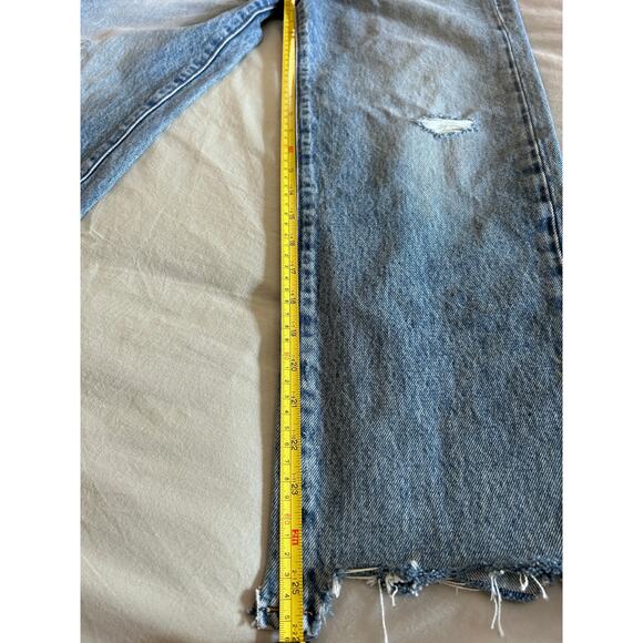 Revolve Pistola Cassie Crop High Rise Straight Button Fly Fairside Vintage Sz 26 - Picture 9 of 12